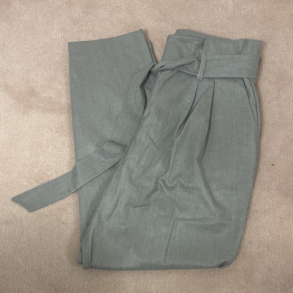 Zara Basic Gray Tapered Trousers